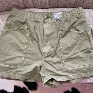 NWT Madewell Garment-dyed pull on utility shorts size 30